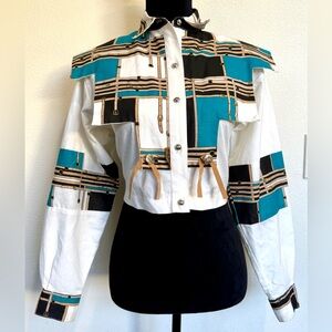 1980s Western Banjo button down shirt